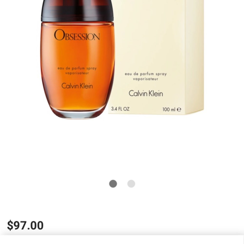3.4 oz nwot obsession perfume